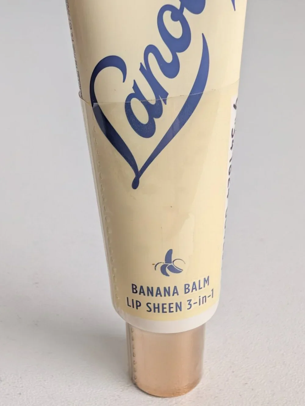 Lanolips Banana Balm Lip Sheen 3-in-1 Lip Balm .42oz Travel Size SEALED